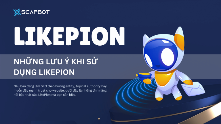 Những lưu ý khi sử dụng LikePion