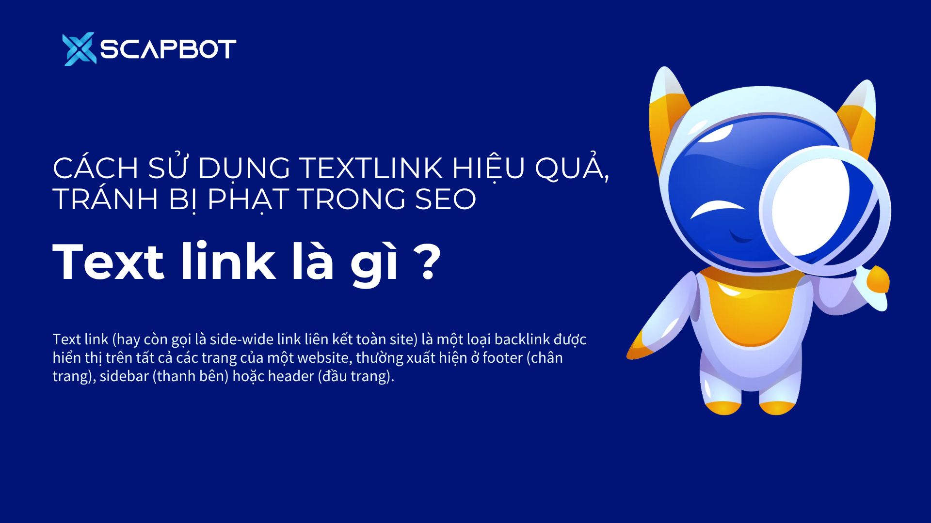 Cách sử dụng textlink hiệu quả