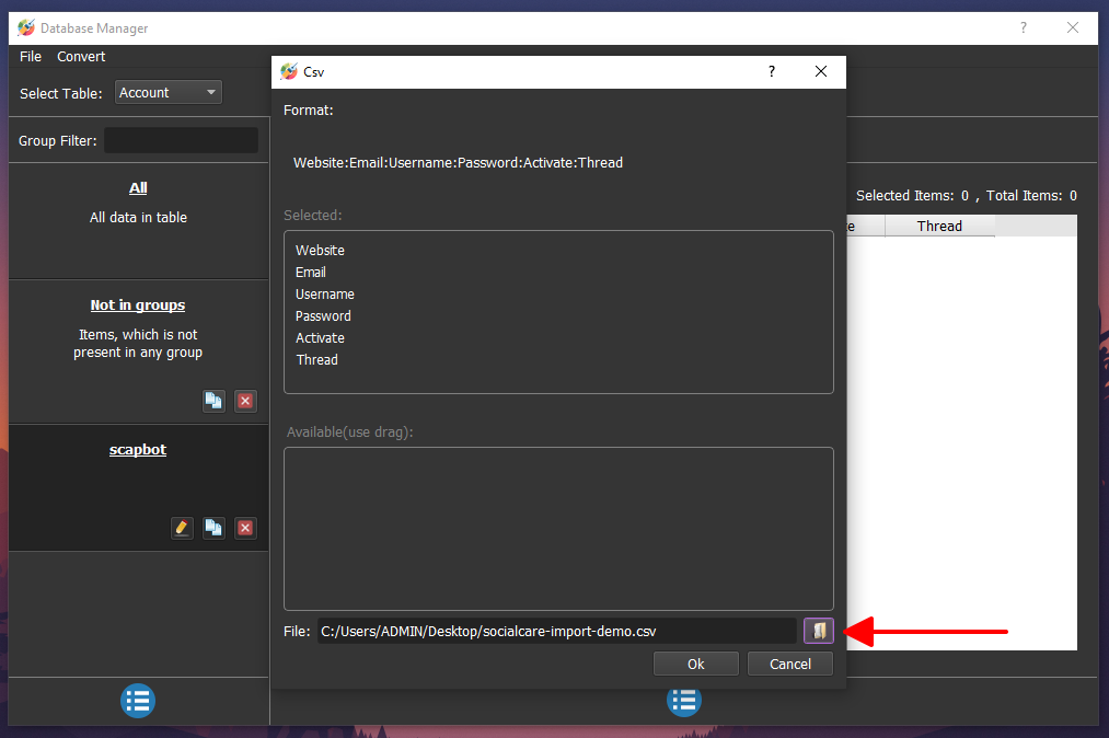 SocialCare-DataItem-Import-Csv SocialCare-DataItem-Import-Csv