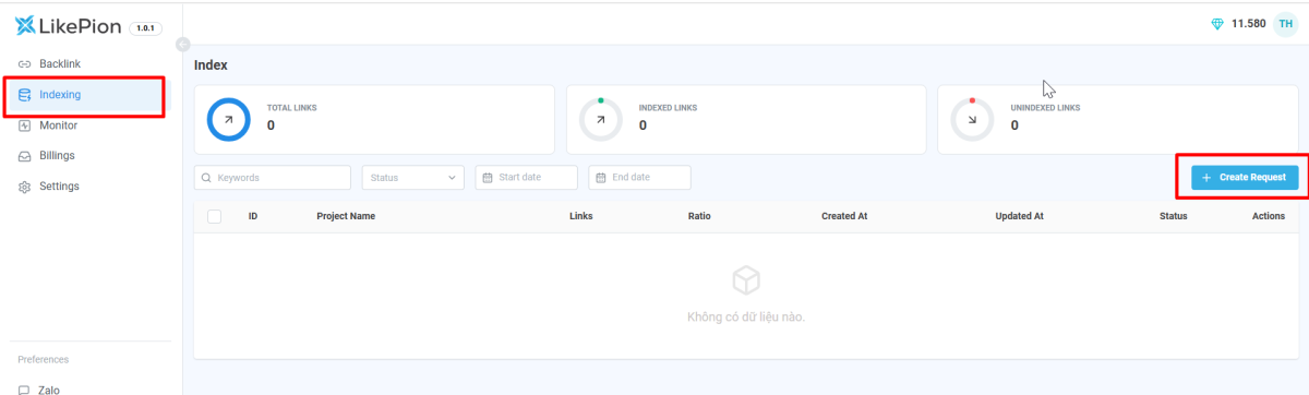 How To Instantly Index Urls With Likepion (4)